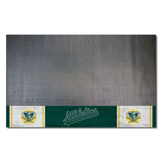 Oakland Athletics Vinyl Grill Mat - 26in. x 42in.2000