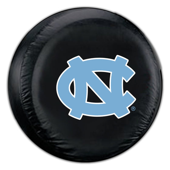 North Carolina Tar Heels Tire Cover Large Size Black CO