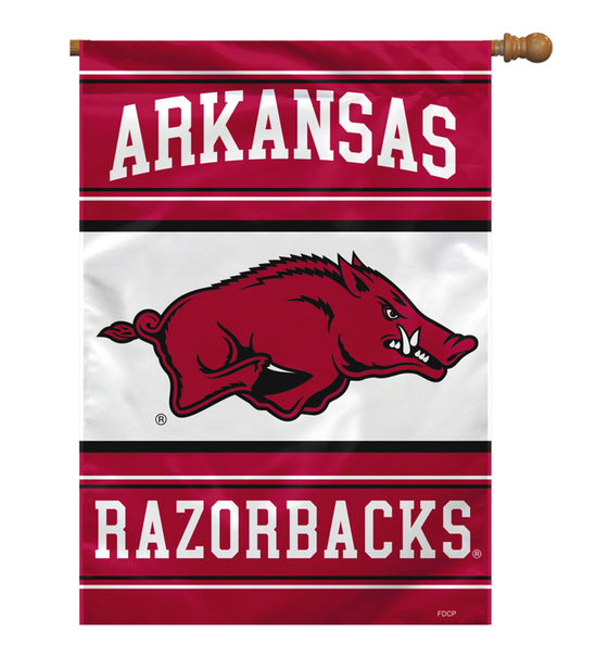 Arkansas Razorbacks Banner 28x40 House Flag Style 2 Sided CO