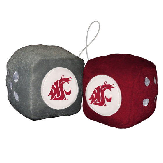 Washington State Cougars Fuzzy Dice CO