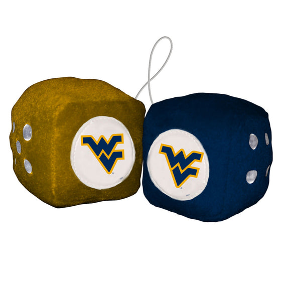 West Virginia Mountaineers Fuzzy Dice CO