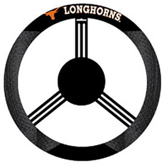 Texas Longhorns Steering Wheel Cover Mesh Style CO