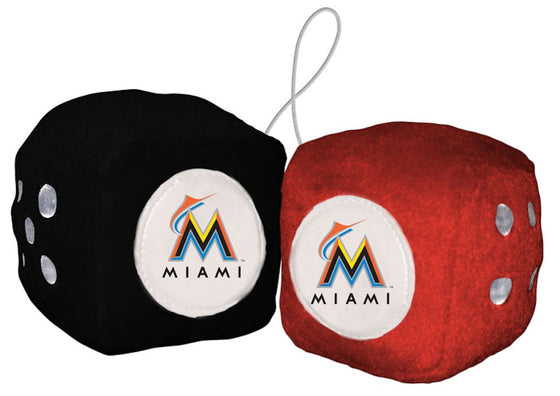 Miami Marlins Fuzzy Dice CO