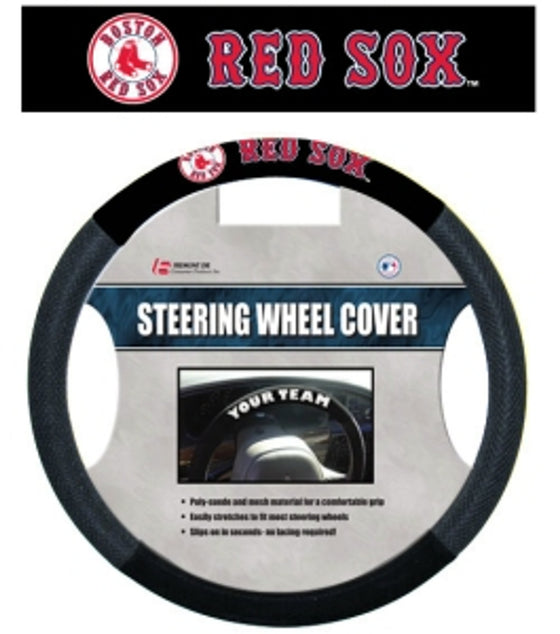 Boston Red Sox Steering Wheel Cover - Mesh (CDG)