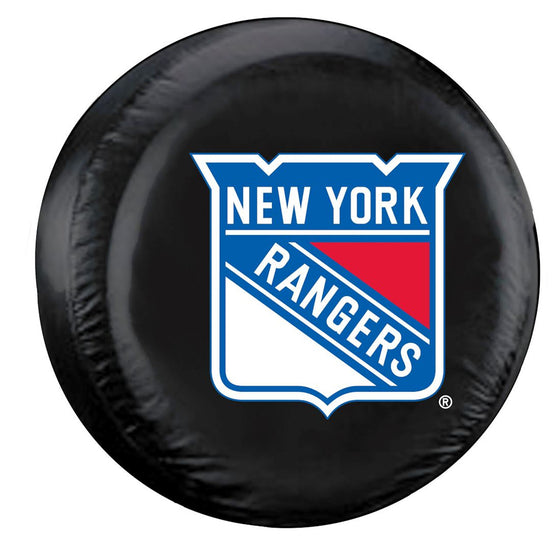 New York Rangers Black Tire Cover - Standard Size (CDG)