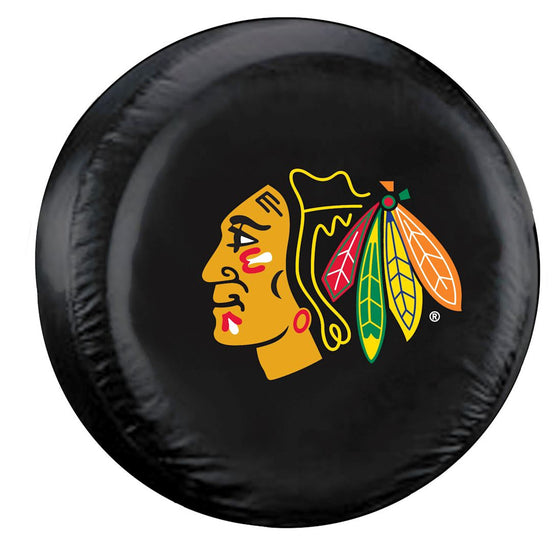 Chicago Blackhawks Black Tire Cover - Standard Size (CDG)