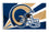 Los Angeles Rams Flag 3x5 Helmet Design (CDG)