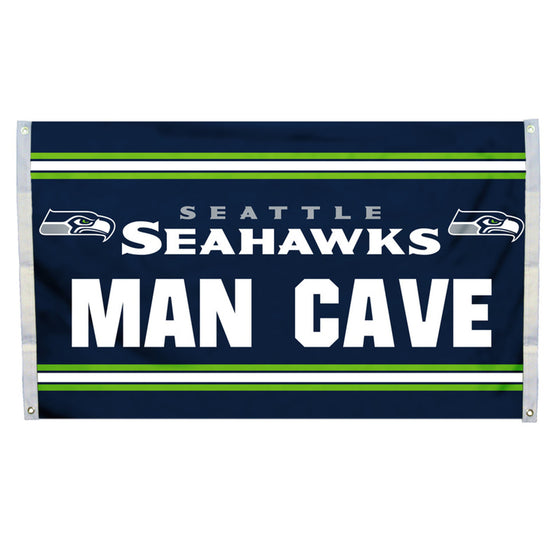 Seattle Seahawks Flag 3x5 Man Cave (CDG)