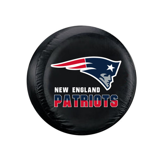 New England Patriots Black Tire Cover - Size Large (CDG)