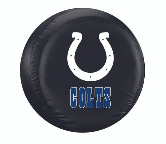 Indianapolis Colts Black Tire Cover - Standard Size (CDG)