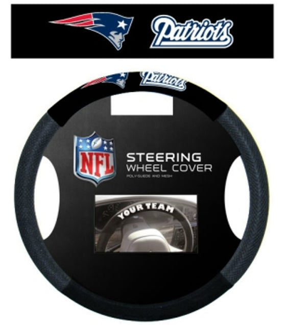 New England Patriots Steering Wheel Cover - Mesh (CDG)