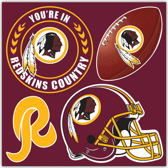 Washington Redskins Magnet Kit 4 Piece CO