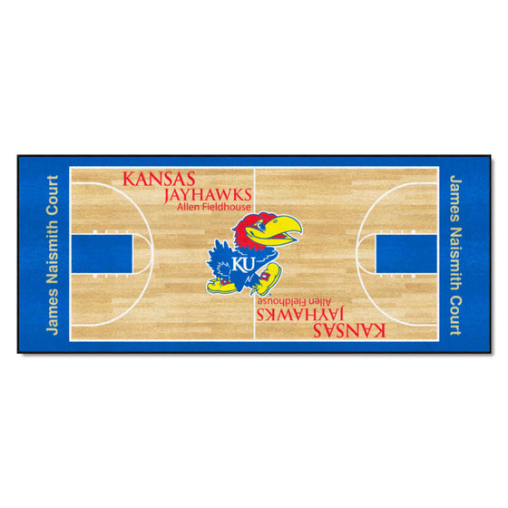 Kansas Jayhawks Court Runner Rug - 30in. x 72in.