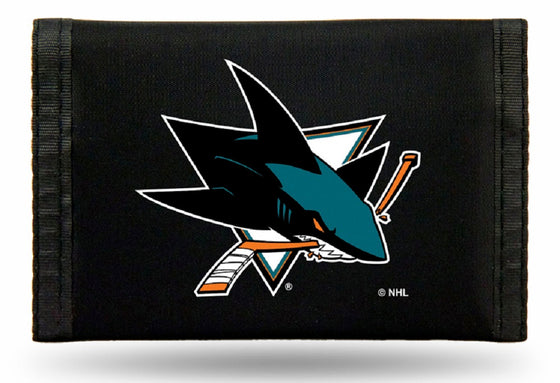 San Jose Sharks Wallet Nylon Trifold