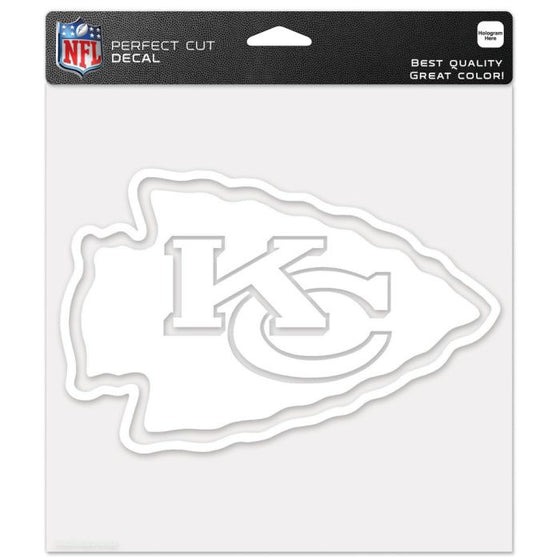 KANSAS CITY CHIEFS PERFECT CUT DECALS 8" X 8" - 757 Sports Collectibles