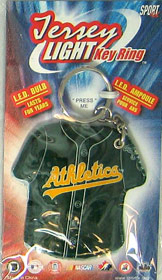 Oakland Athletics Keychain Jersey Keylight CO