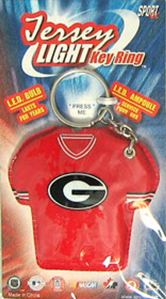 Georgia Bulldogs Keychain Jersey Keylight CO