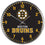 Boston Bruins Round Chrome Wall Clock (CDG)