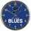 St. Louis Blues Clock Round Wall Style Chrome