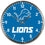 Detroit Lions Round Chrome Wall Clock (CDG)