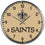 New Orleans Saints Round Chrome Wall Clock (CDG)