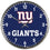 New York Giants Round Chrome Wall Clock (CDG)