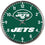 New York Jets Round Chrome Wall Clock (CDG)