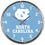 North Carolina Tar Heels Round Chrome Wall Clock (CDG)