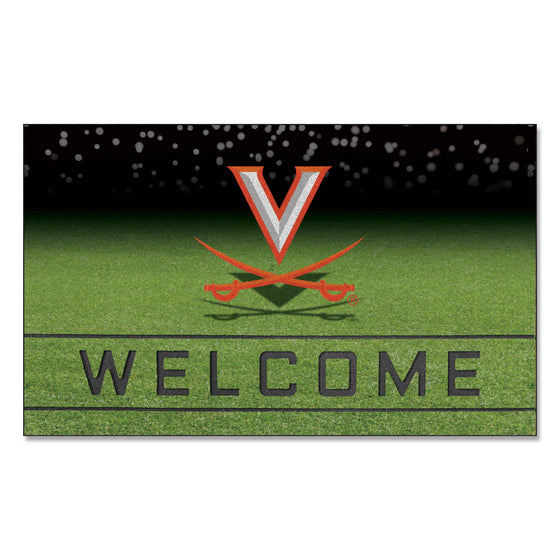 Virginia Cavaliers Rubber Door Mat - 18in. x 30in.