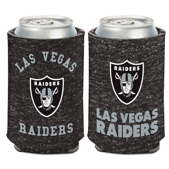 Las Vegas Raiders Team Heathered Can Cooler 12 oz.