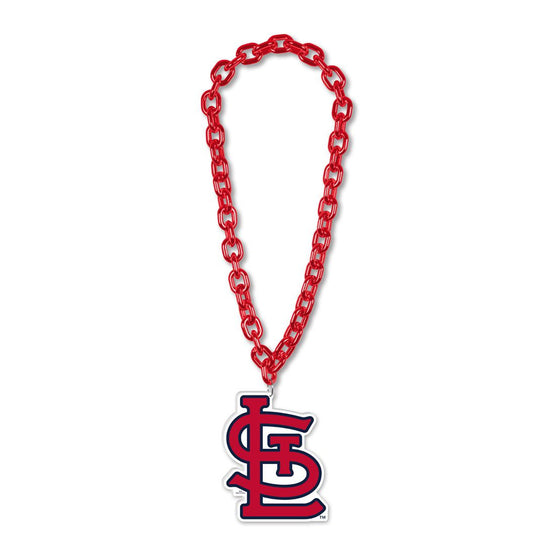 St. Louis Cardinals Necklace Big Fan Chain