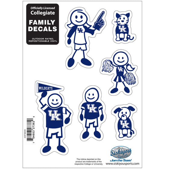 Kentucky Wildcats Family Decal Set Small