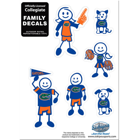 Florida Gators Family Decal Set Small