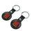 Maryland Terrapins Insignia Black Airtag Holder 2-Pack-2