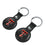 Texas Tech Red Raiders Insignia Black Airtag Holder 2-Pack-2