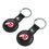 Utah Utes Insignia Black Airtag Holder 2-Pack-2