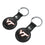 Virginia Tech Hokies Insignia Black Airtag Holder 2-Pack-2