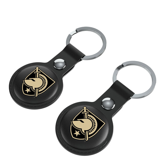 Army Academy Black Knights Insignia Black Airtag Holder 2-Pack-2