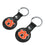 Auburn Tigers Insignia Black Airtag Holder 2-Pack-2