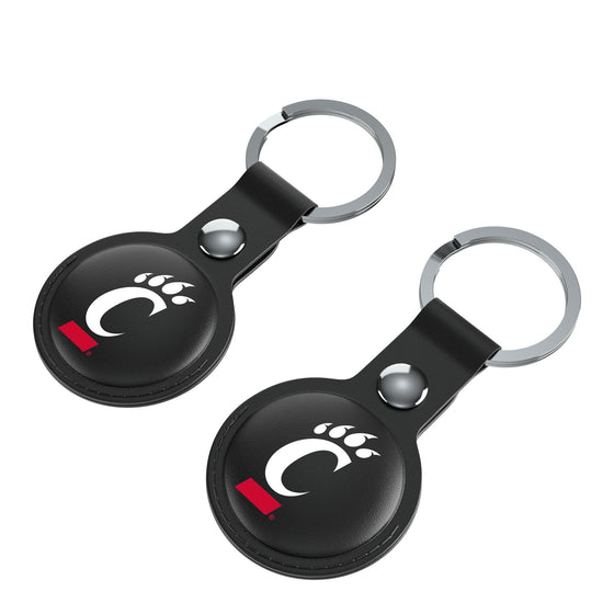 Cincinnati Bearcats Insignia Black Airtag Holder 2-Pack-2