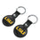 Louisiana State University Tigers Insignia Black Airtag Holder 2-Pack-2