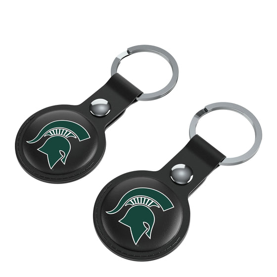 Michigan State Spartans Insignia Black Airtag Holder 2-Pack-2