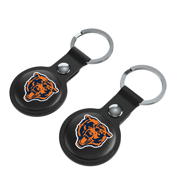 Chicago Bears 1946 Historic Collection Insignia Black Airtag Holder 2-Pack-2