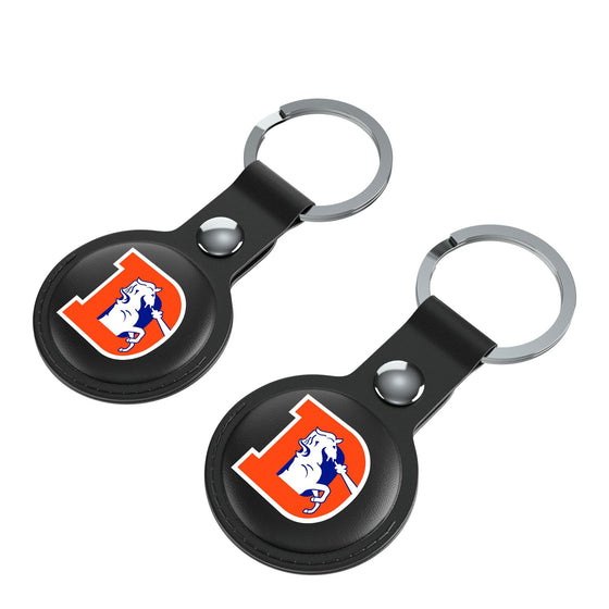 Denver Broncos 1993-1996 Historic Collection Insignia Black Airtag Holder 2-Pack-2