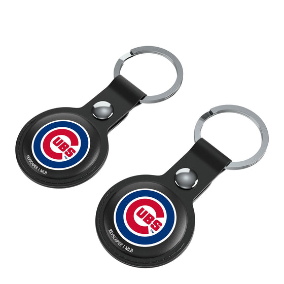 Chicago Cubs Insignia Black Airtag Holder 2-Pack-2