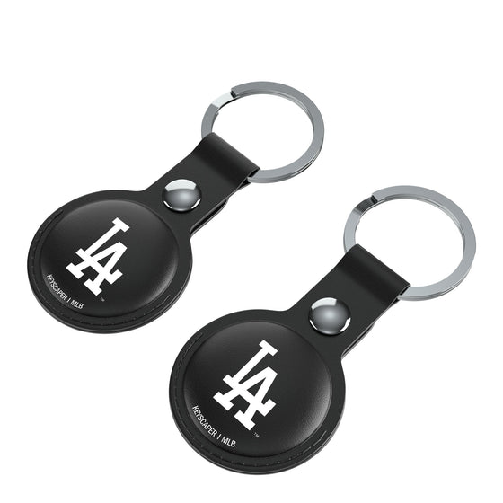 LA Dodgers Insignia Black Airtag Holder 2-Pack-2