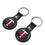 Minnesota Twins Insignia Black Airtag Holder 2-Pack-2