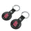 St Louis Cardinals Insignia Black Airtag Holder 2-Pack-2