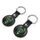 Milwaukee Bucks Insignia Black Airtag Holder 2-Pack-2