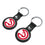 Atlanta Hawks Insignia Black Airtag Holder 2-Pack-2